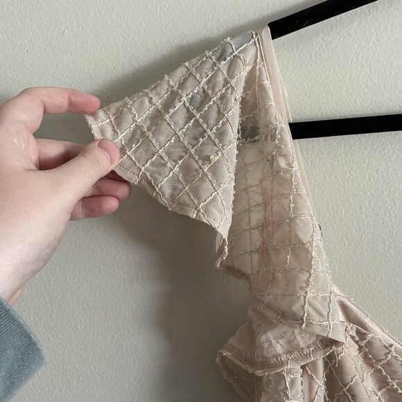 City Chic Women L/20 Beaded Bodice Fit & Flare Tulle Midi Tender Kiss Dress NWT - Picture 5 of 11